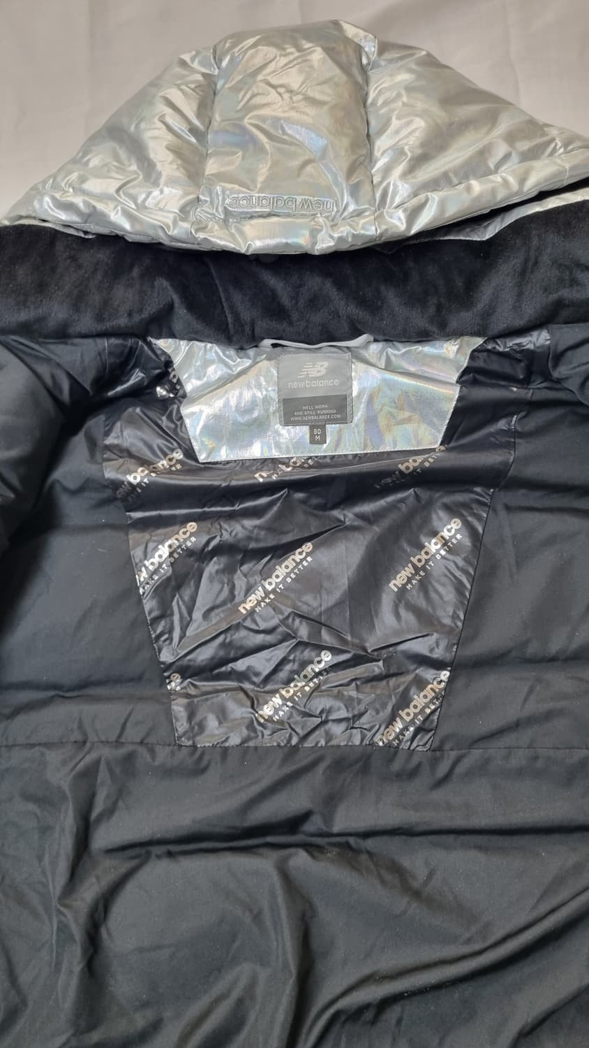 뉴발란스 루즈핏 조끼패딩 매탈실버 상품이미지4