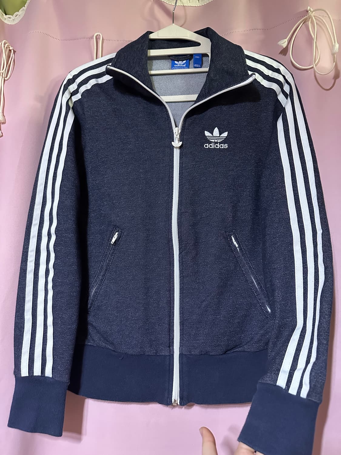 아디다스져지 아디다스 파이어버드 데님스타일 트랙탑 아디다스 불꽃 상품이미지3