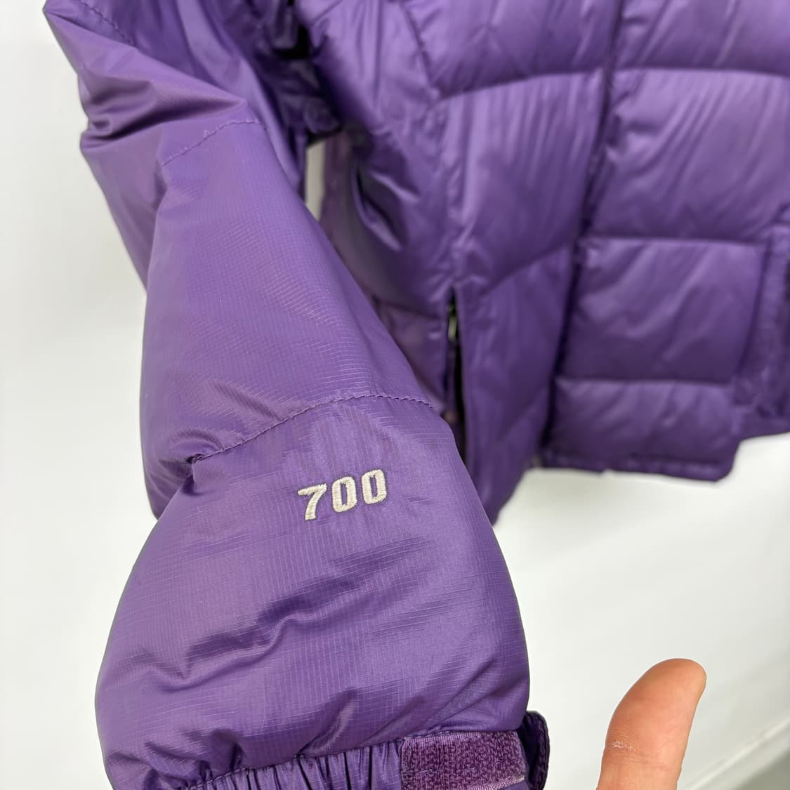 노스페이스 700 퍼플 패딩 남m 상품이미지4