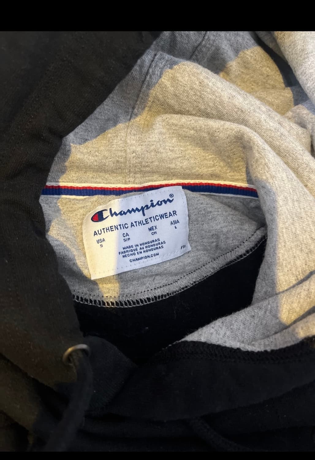 챔피온 블랙 후드티 상품이미지2