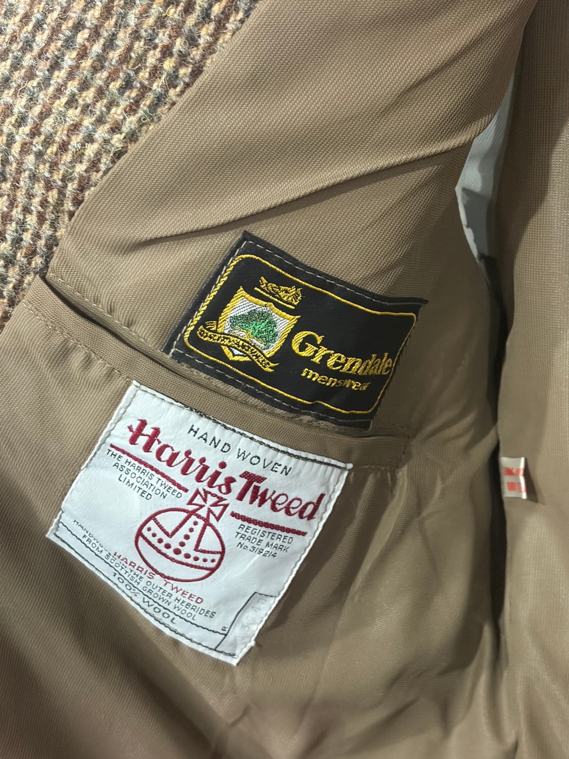 해리스트위드 그렌데일 테일러드 울 자켓 상품이미지3