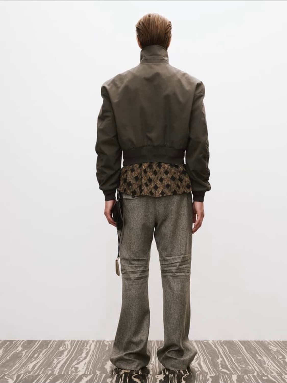 25 ss 렉토 팀 봄버 자켓 그레이 상품이미지2