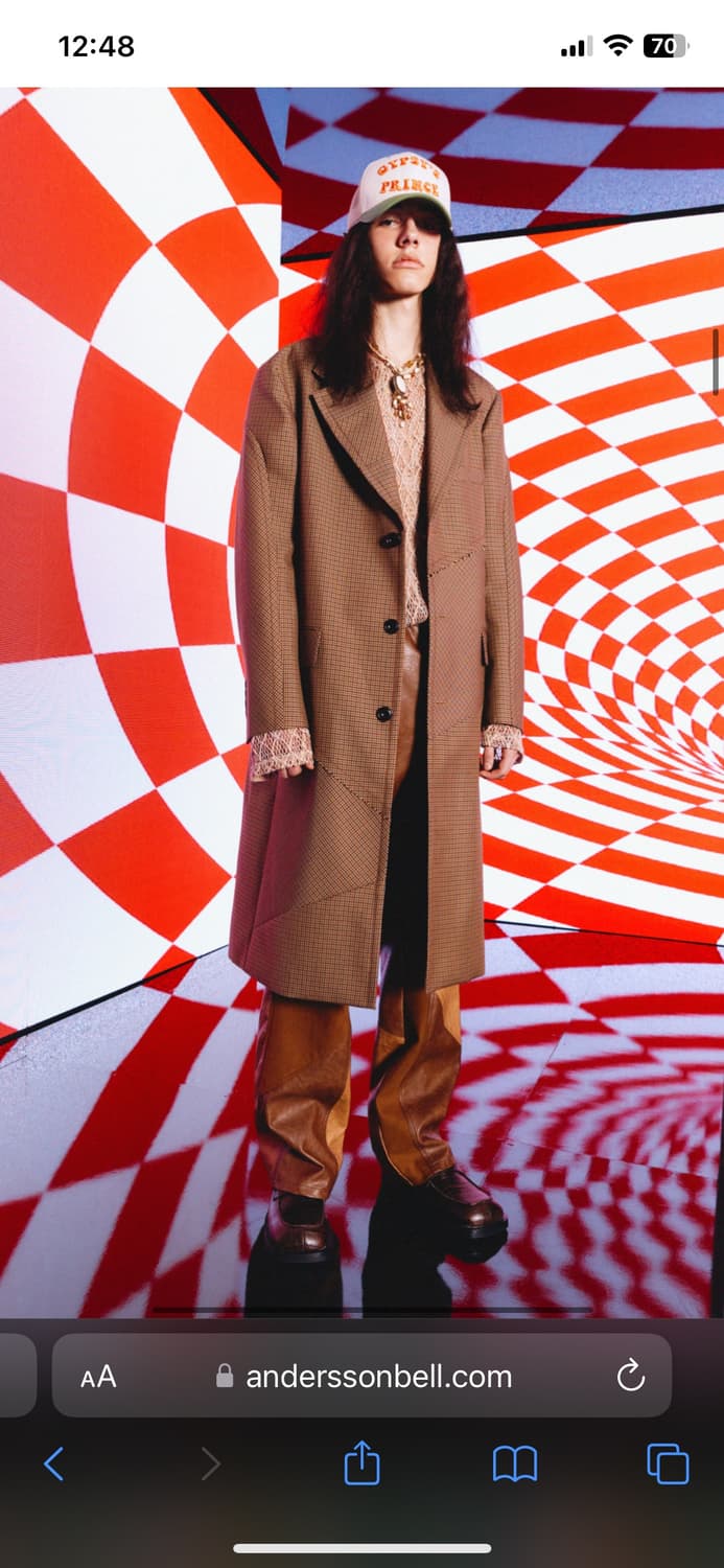 앤더슨벨 레더 팬츠 상품이미지1