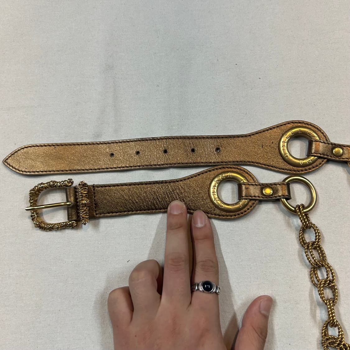 돌체앤가바나 체인 벨트 made in italy 상품이미지1