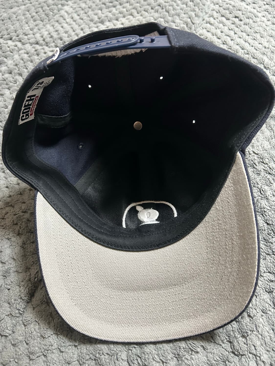 [F] 슈프림 x 굿이너프 캡 네이비 상품이미지4