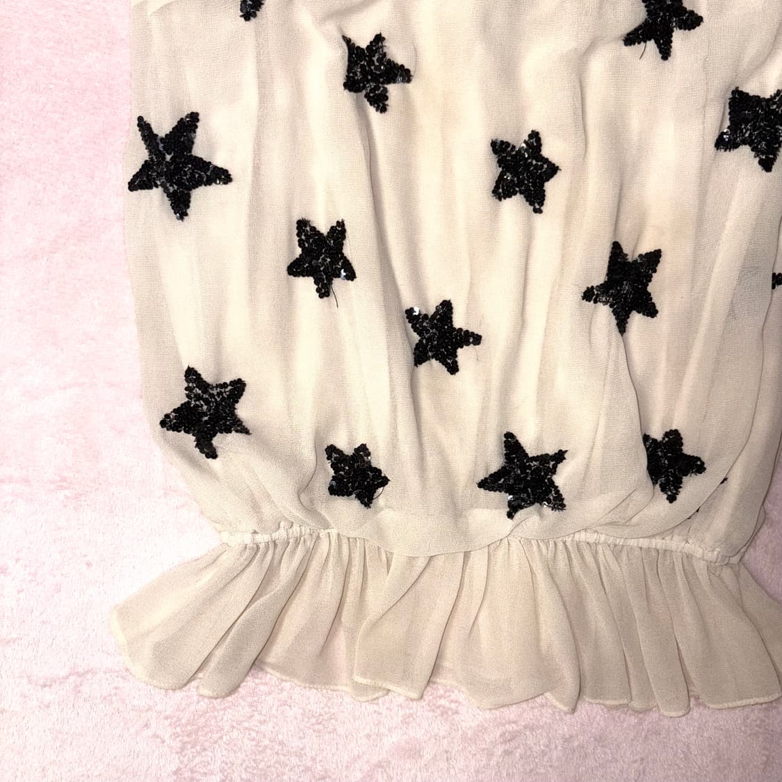 별 스팽글 프릴 나시 상품이미지2