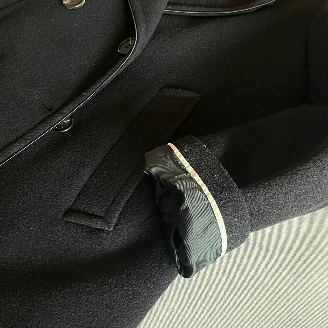 톰보이 빅카라 더블코트 상품이미지3