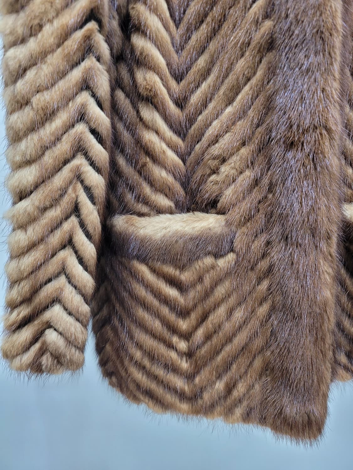 천연 밍크 하프 코트 / 여 FREE
 상품이미지5