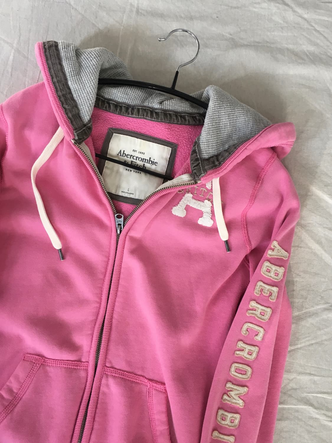 아베크롬비 스펠로고 후드집업 상품이미지4