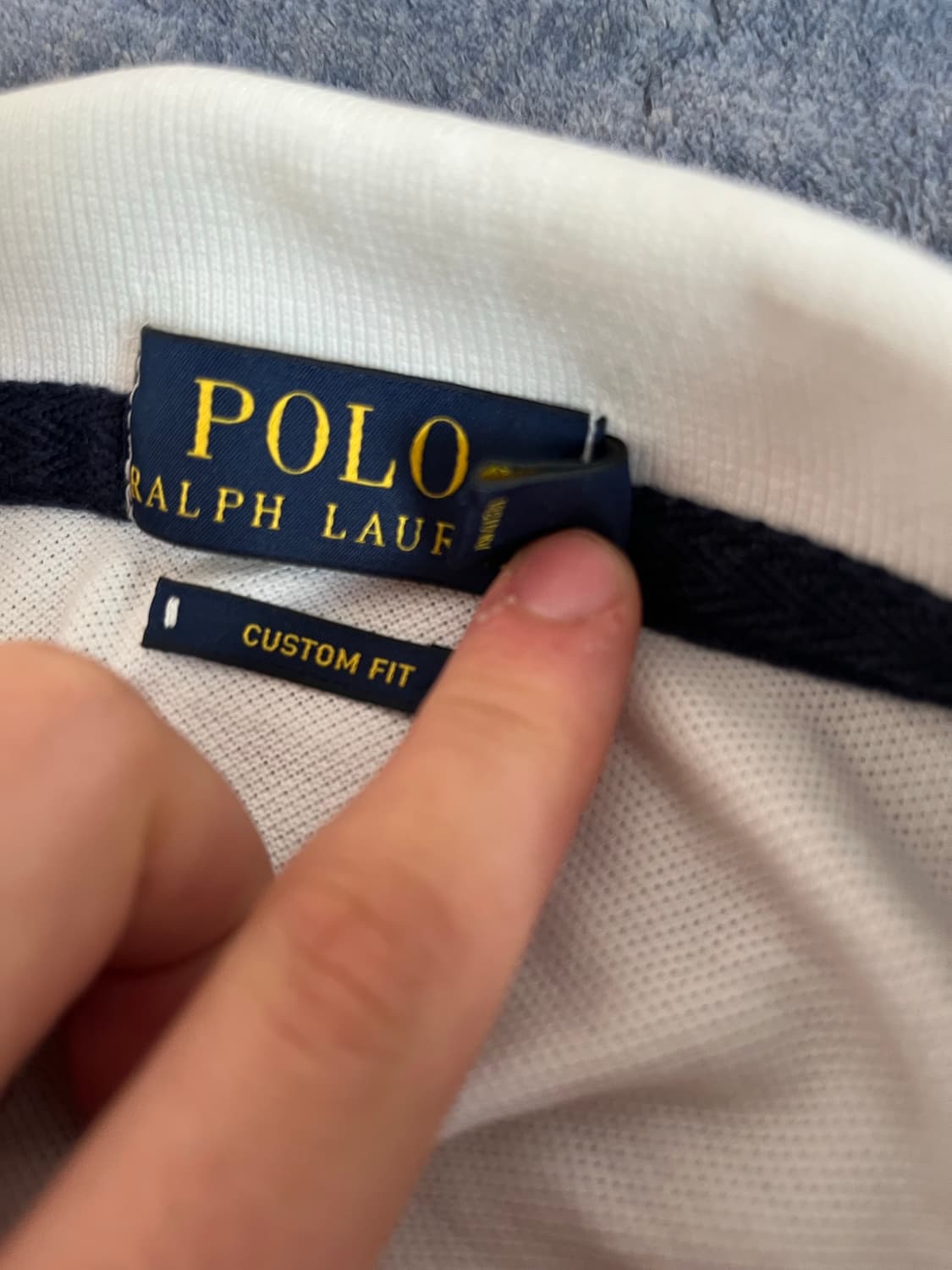 폴로 S 빅포니 카라 롱슬리브 화이트 판매합니다 상품이미지6