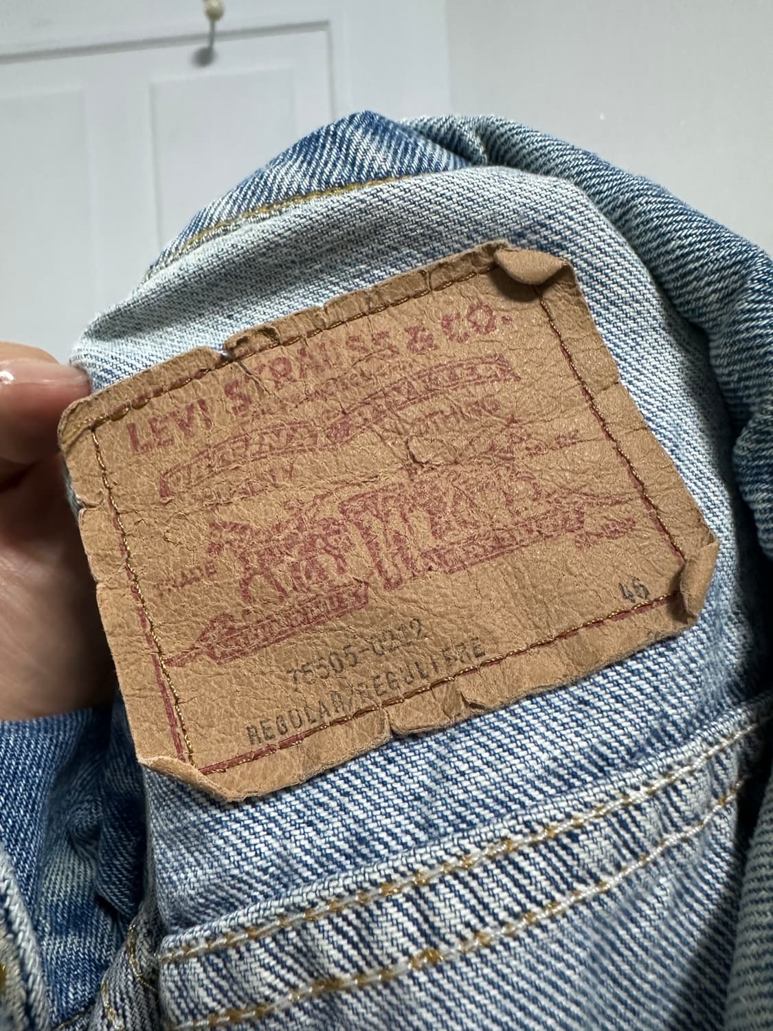 리바이스 75505-0212 오렌지탭 데님 트러커자켓 상품이미지6