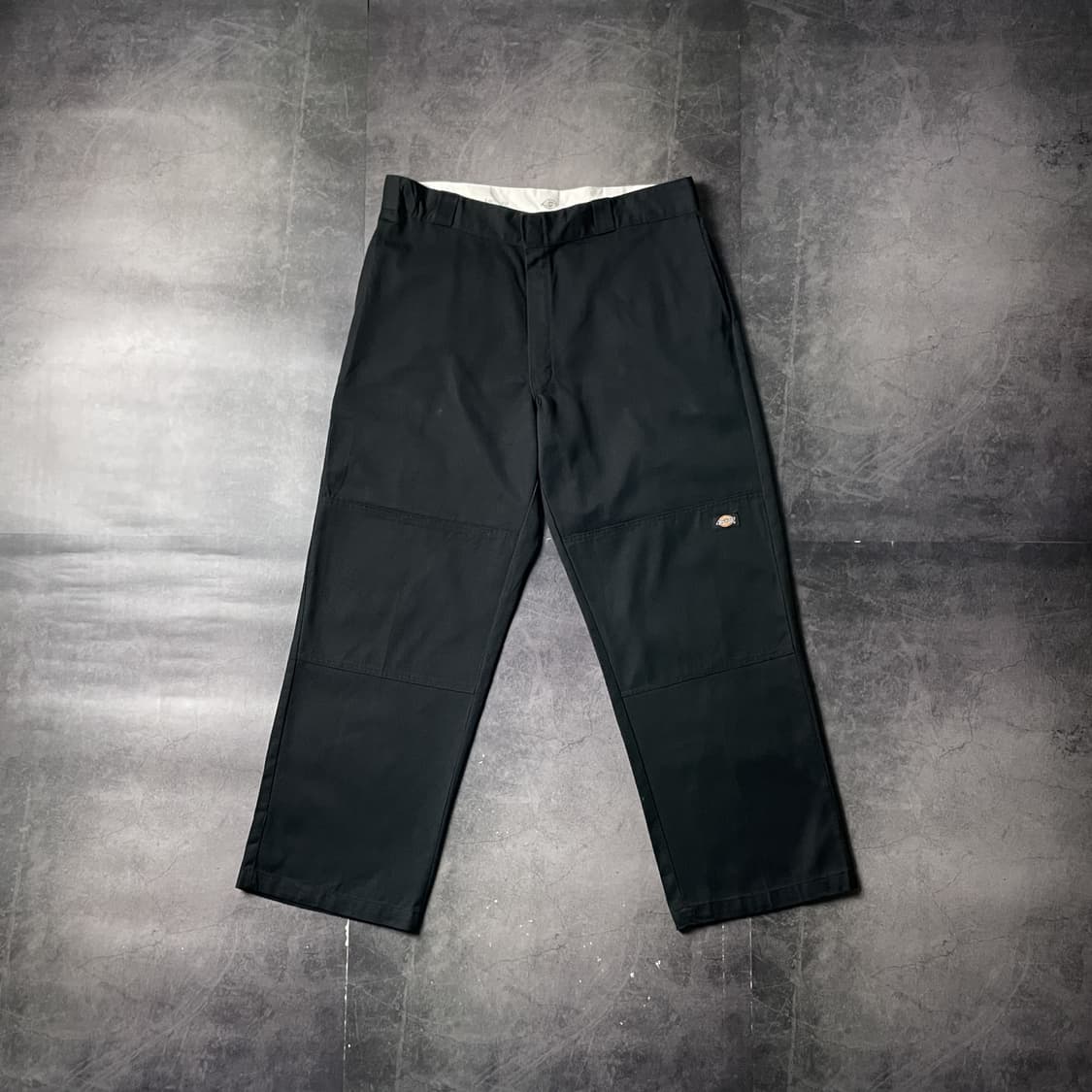 DICKIES 디키즈 빈티지 블랙 더블니 워크 팬츠 A00835 상품이미지1