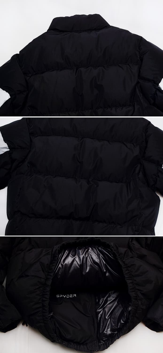 스파이더 컬러블록 헤비 구스다운 푸퍼 숏패딩 (XL / 105+) 상품이미지5