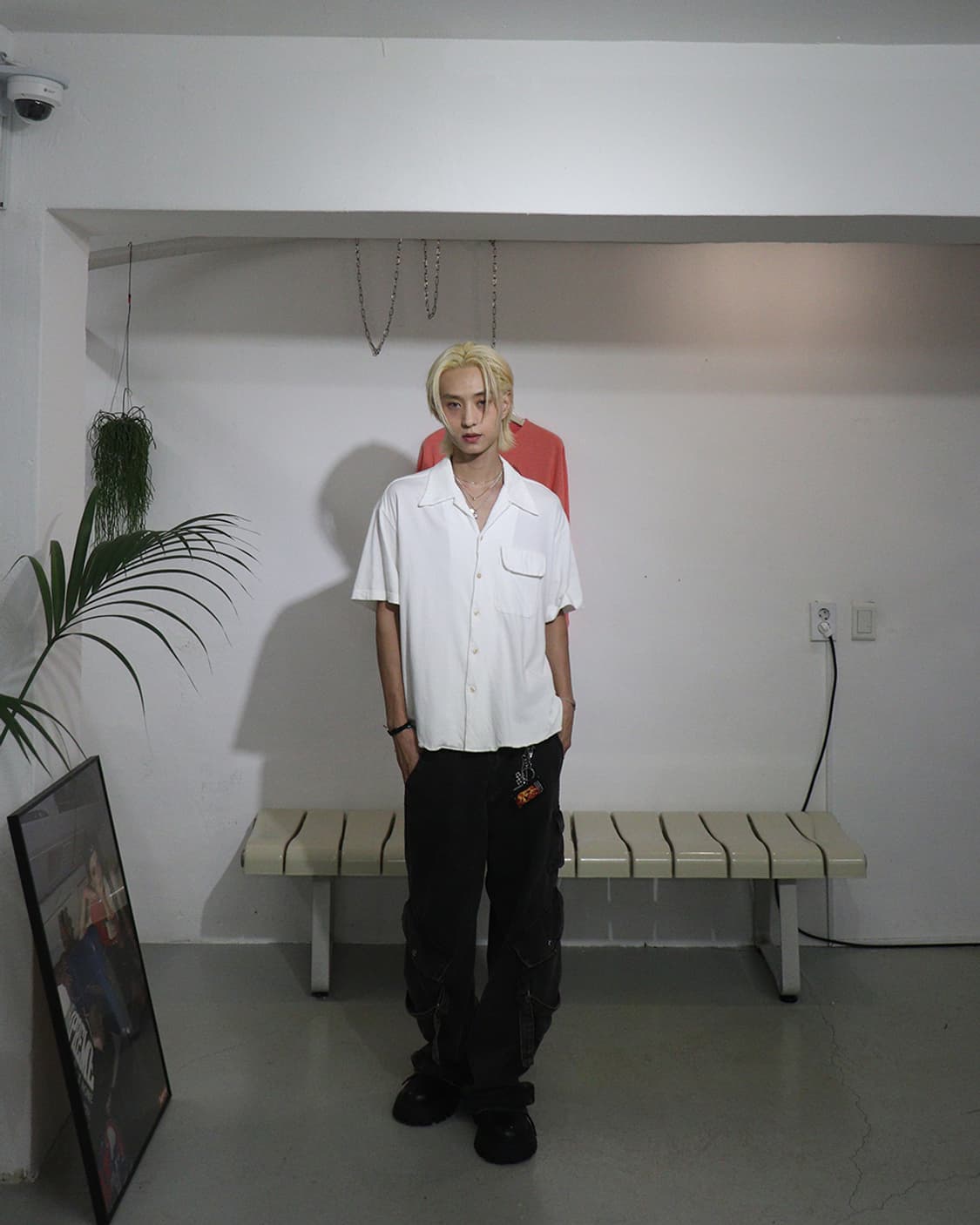 ANACHRONORM Cotton Open Collar Shirt 상품이미지2