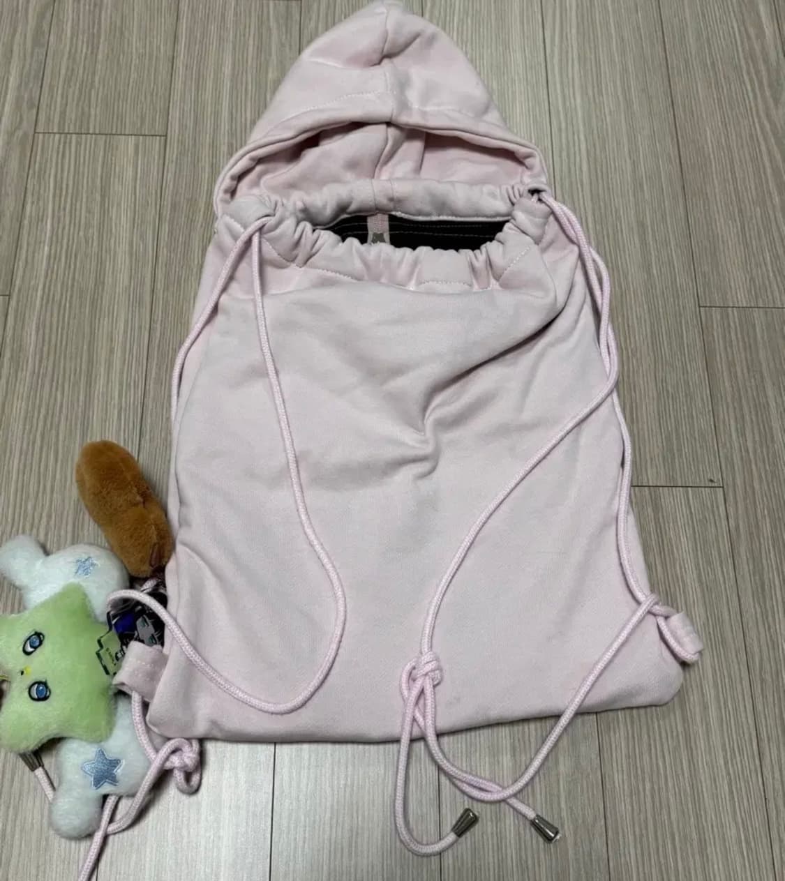 Nuyet 누엣 엔젤윙 짐색 백팩 핑크 상품이미지3