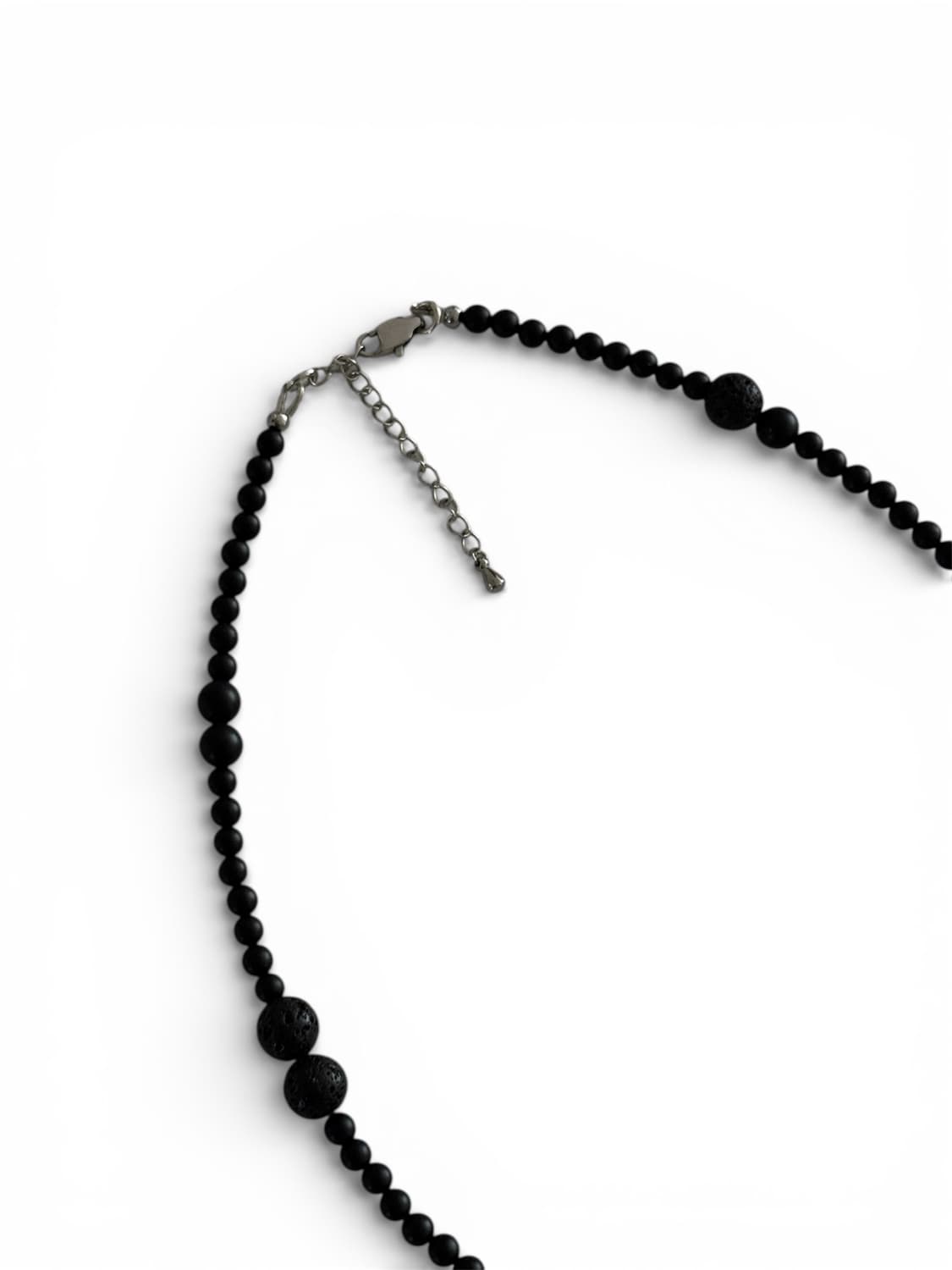 블랙 오닉스 심플라인 원석 목걸이 상품이미지5