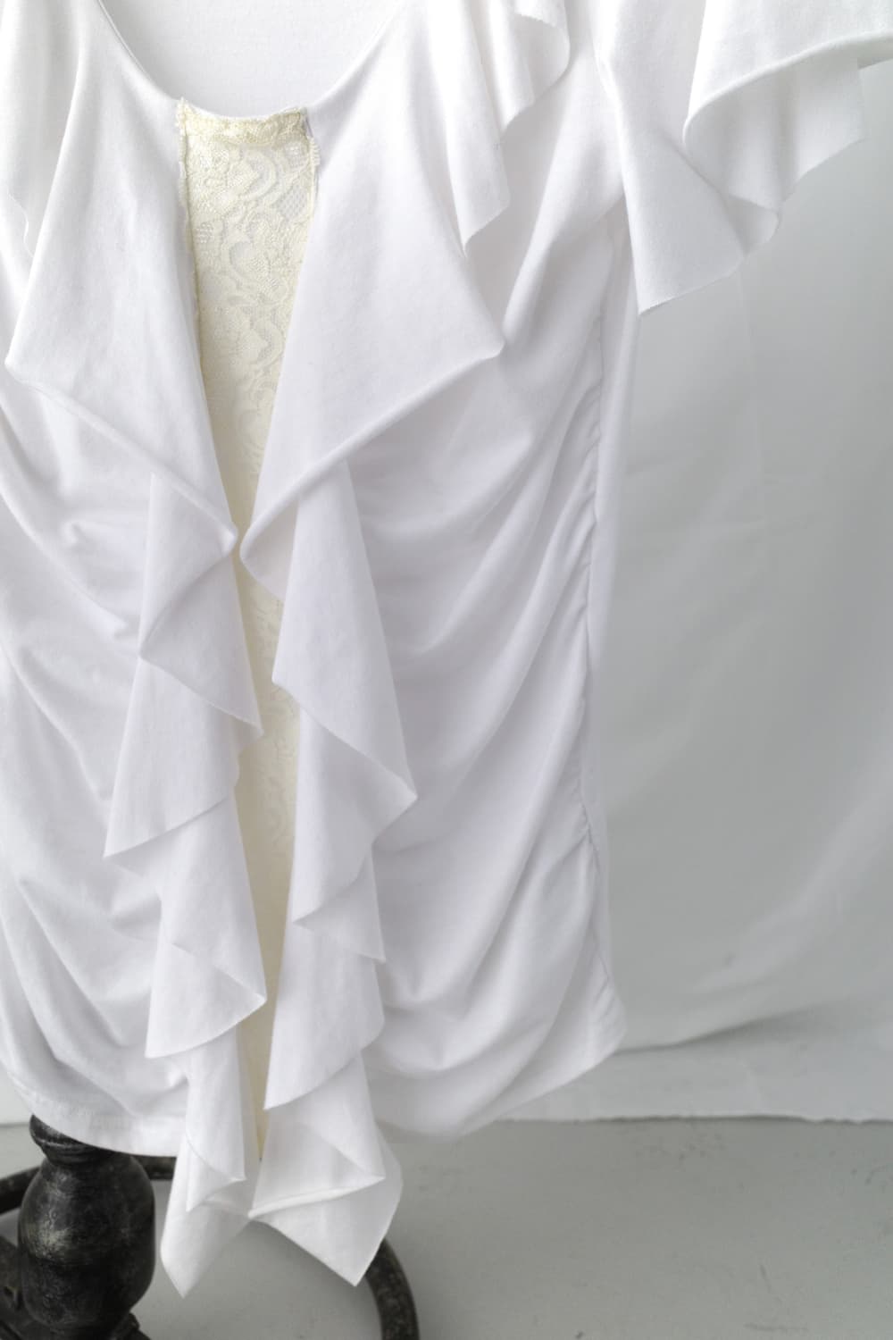 lace frill half T 상품이미지4