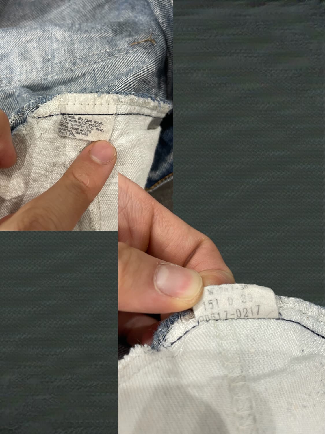 80년대 리바이스 오렌지탭 517 made in USA 상품이미지6