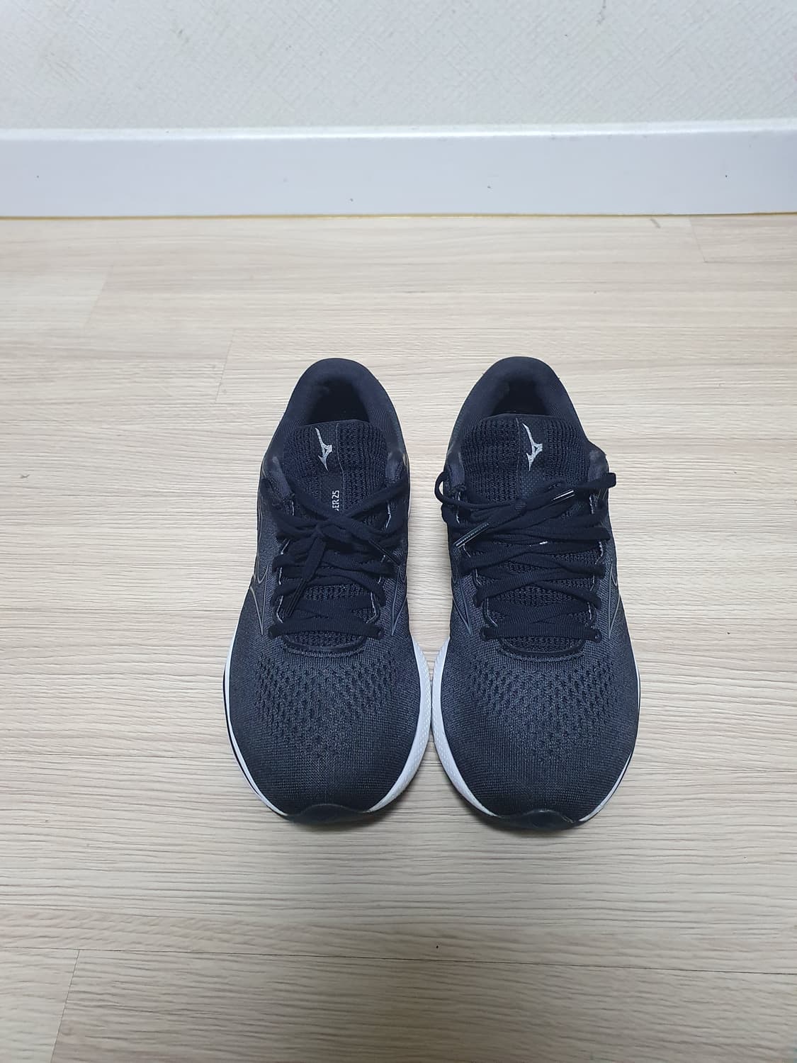 미즈노 웨이브 라이더 25 블랙 런닝화 260 상품이미지3