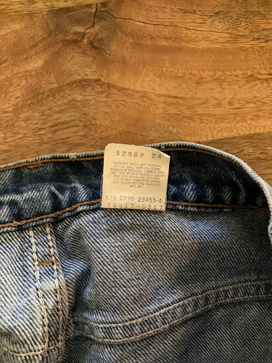 90s USA 빈티지 리바이스 517 부츠컷 데님 팬츠 상품이미지10