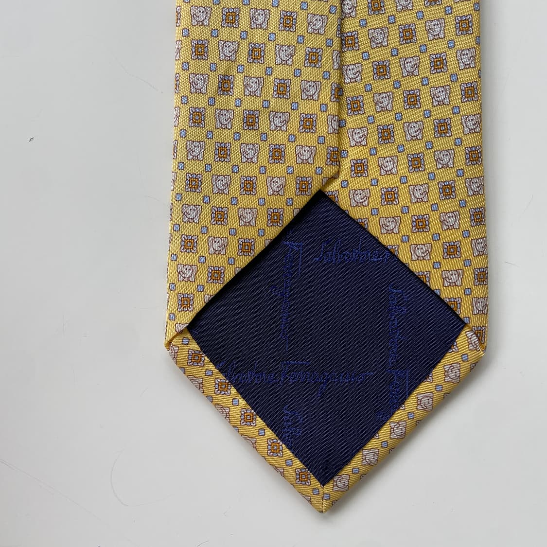 최상급 페레가모(Ferragamo) 코끼리 명품 정품 넥타이 상품이미지7