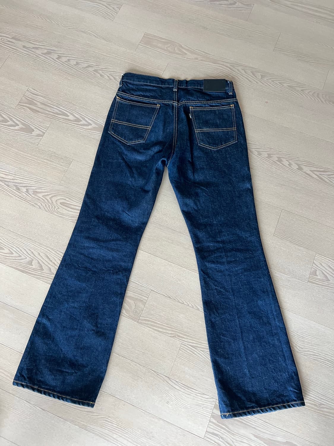 지에다 jieda 셀비지 데님 부츠컷 팬츠 상품이미지3