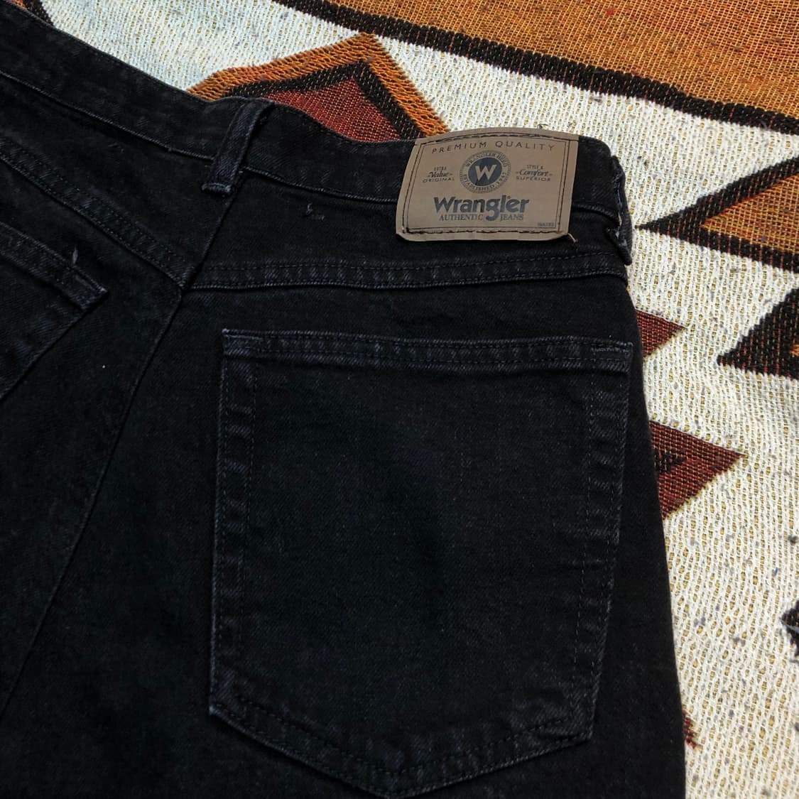 Wrangler black denim shorts 상품이미지6