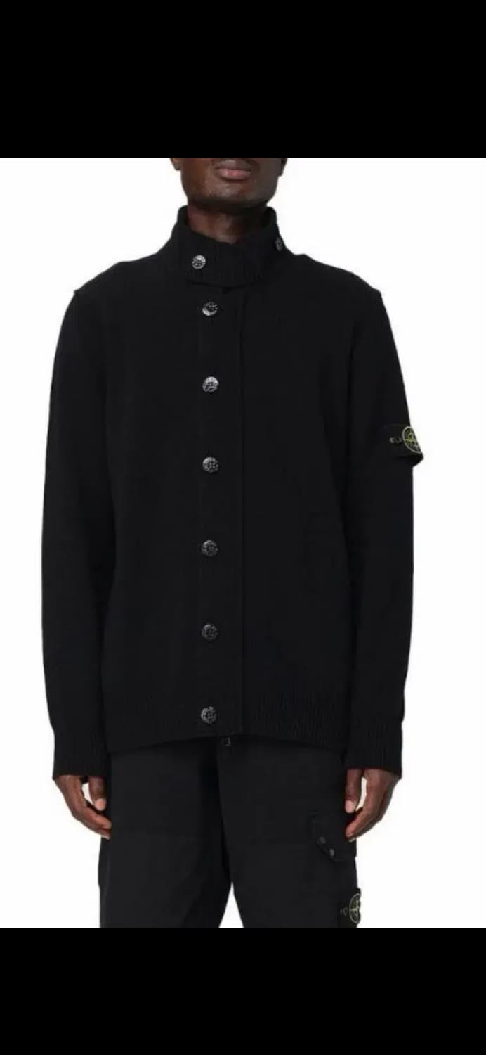 {23fw / M size} 스톤아일랜드 램스울 니트 가디건 상품이미지5