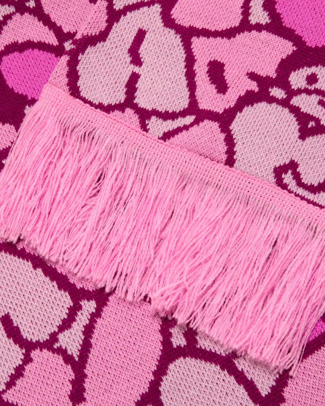 (오더) 베이프 베이비마일로 25FW 머플러 스카프 핑크 상품이미지2