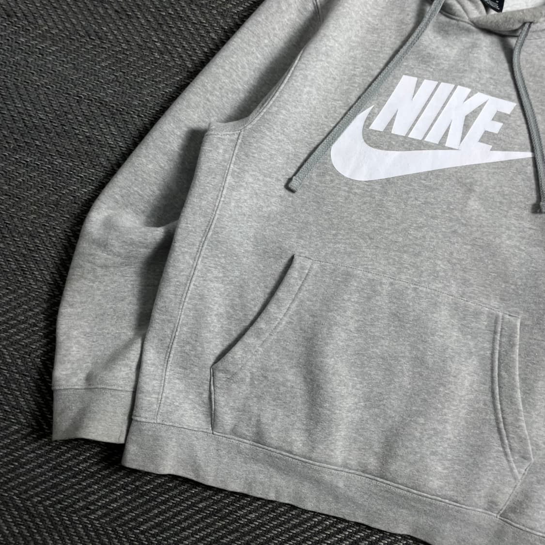 나이키 NSW 스우시 그레이 기모 후드 티셔츠o 4673 상품이미지3