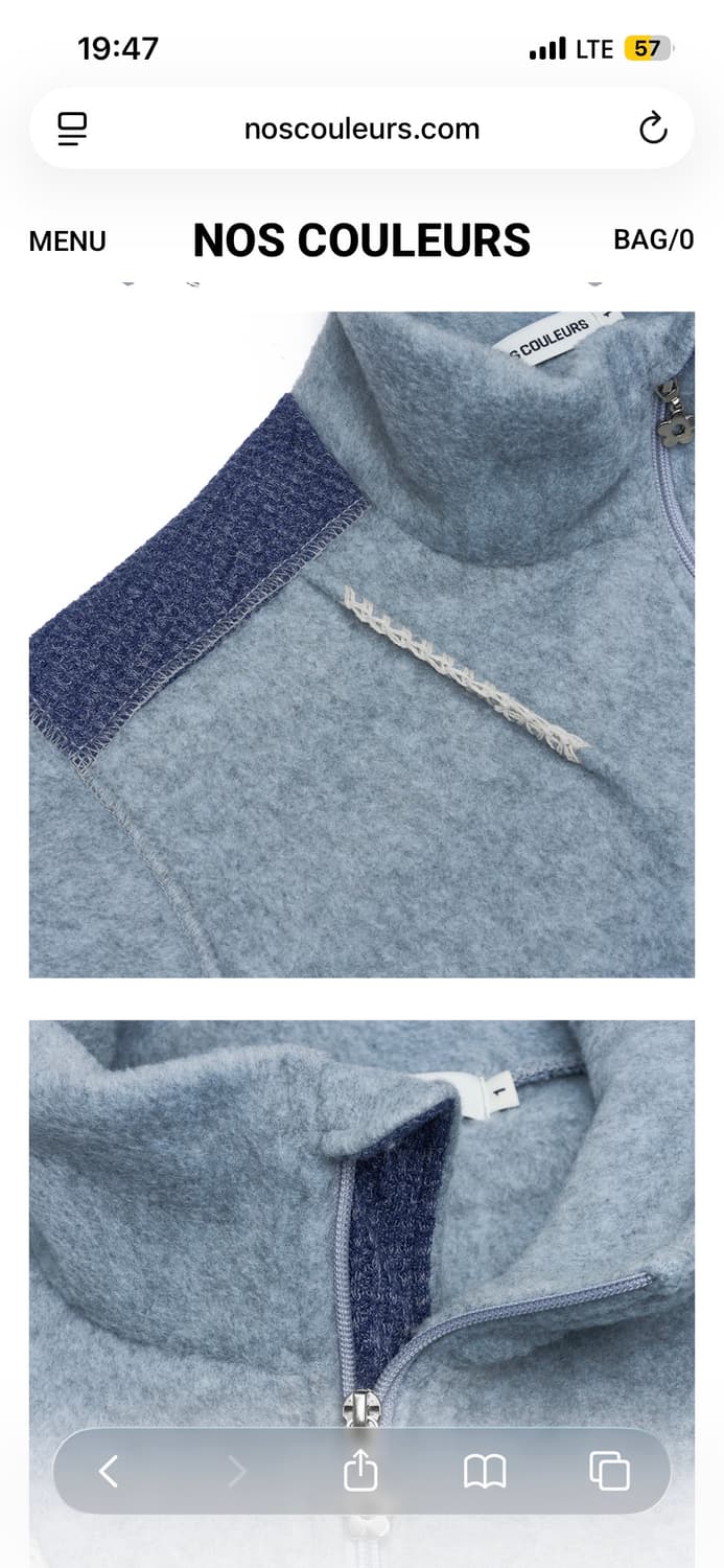 노쿨러스 UL FLEECE JACKET 02 BLUE  상품이미지2