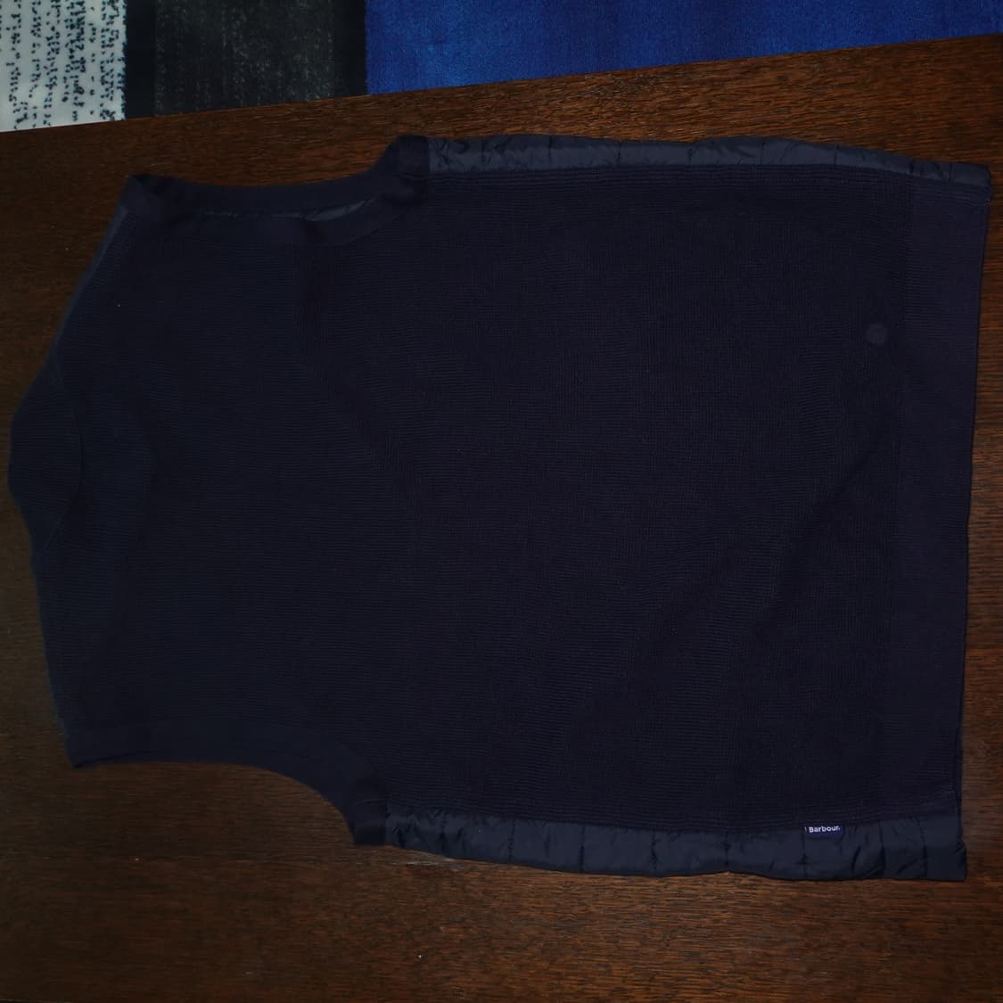 바버 니트 퀼팅 조끼 베스트 상품이미지5