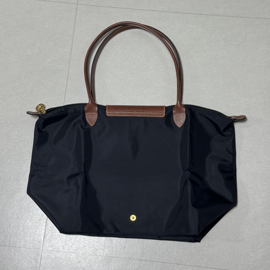 롱샴 르 플리아쥬 블랙 숄더백 L 상품이미지2