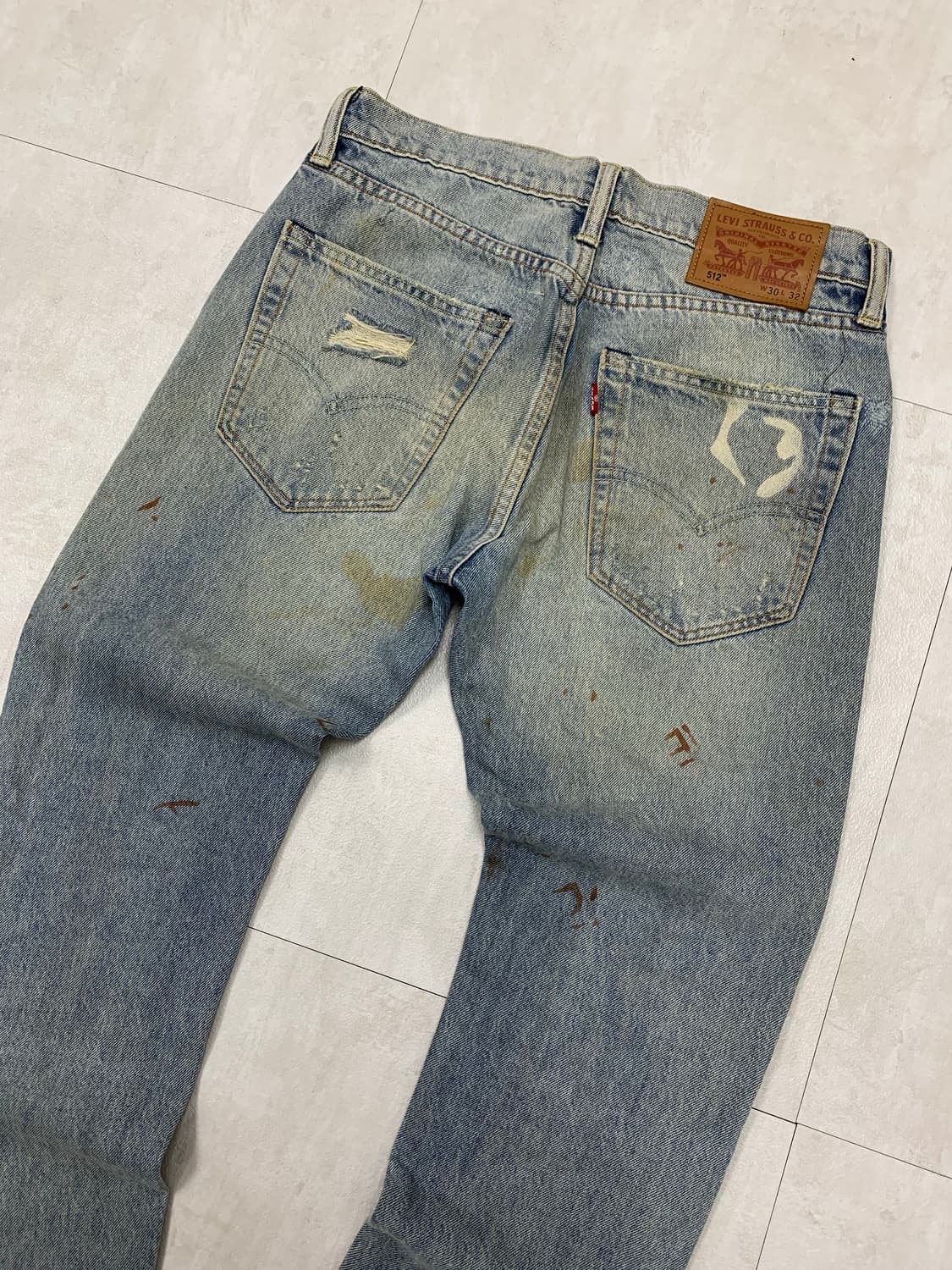 리바이스 512 데님 패치 팬츠 #433 상품이미지7