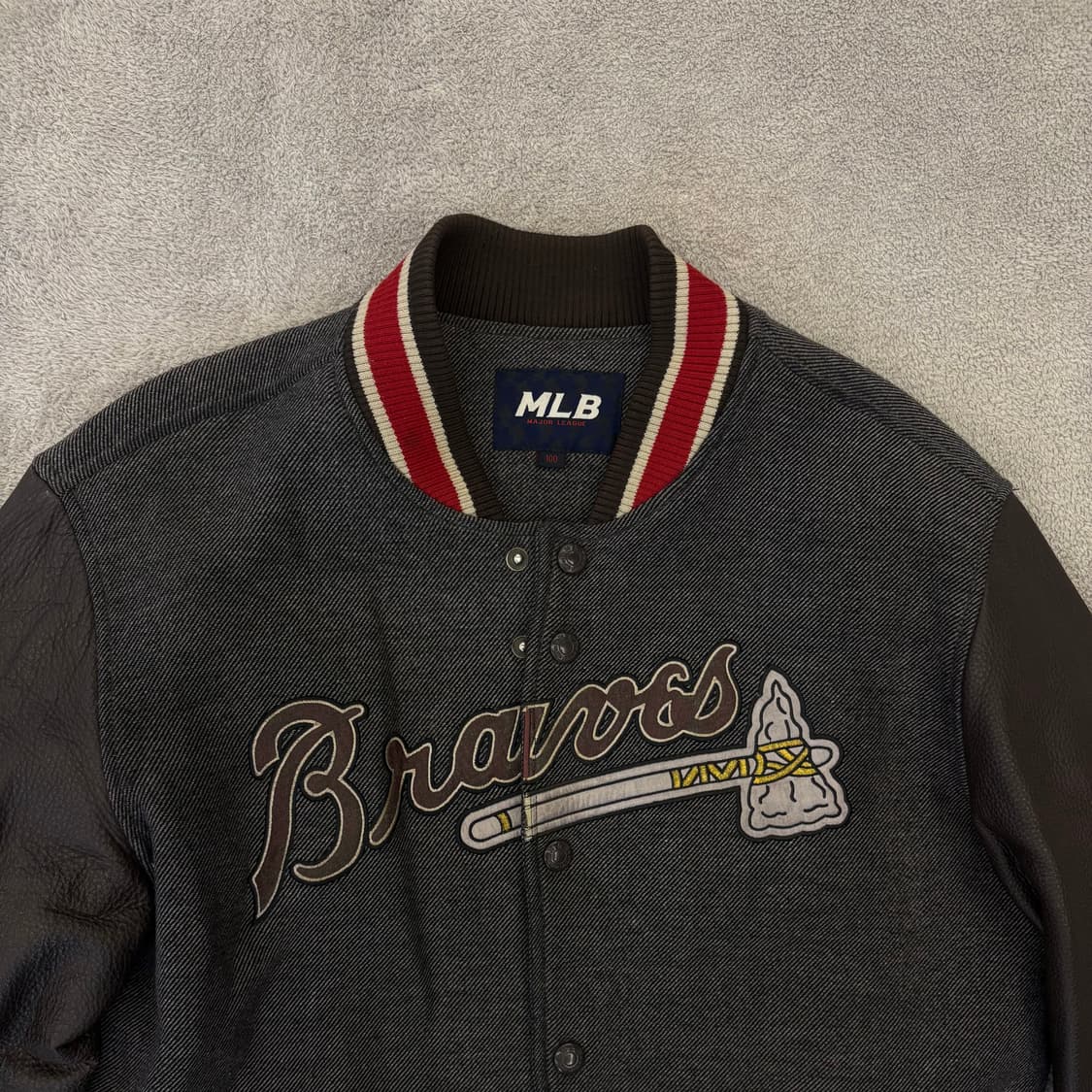 MLB 브레이브스 쿠퍼스타운 바시티 자켓 상품이미지2