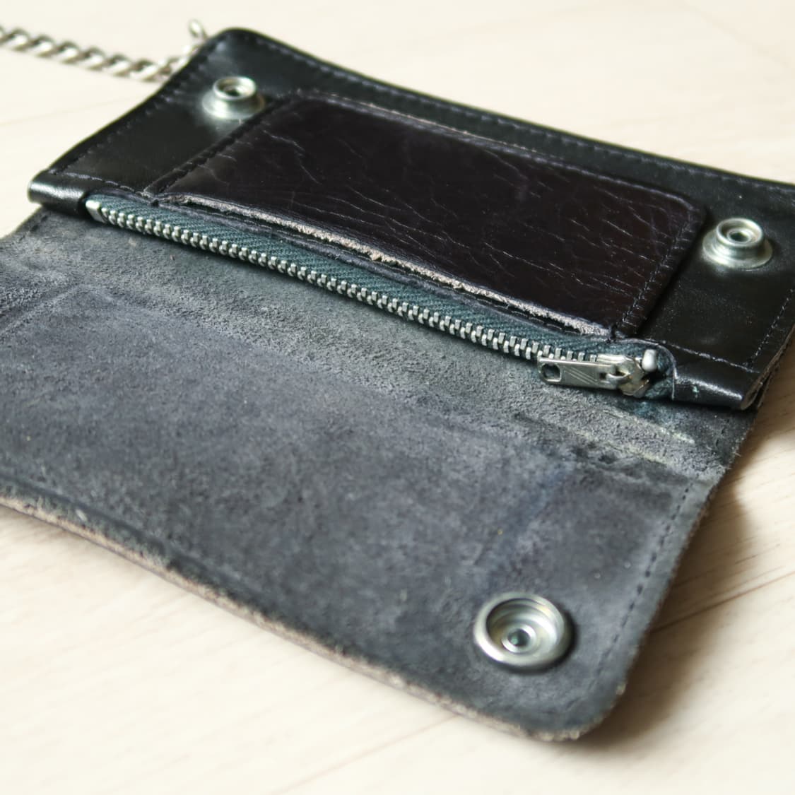 빈티지 7-80s 레더 트러커 지갑 상품이미지7