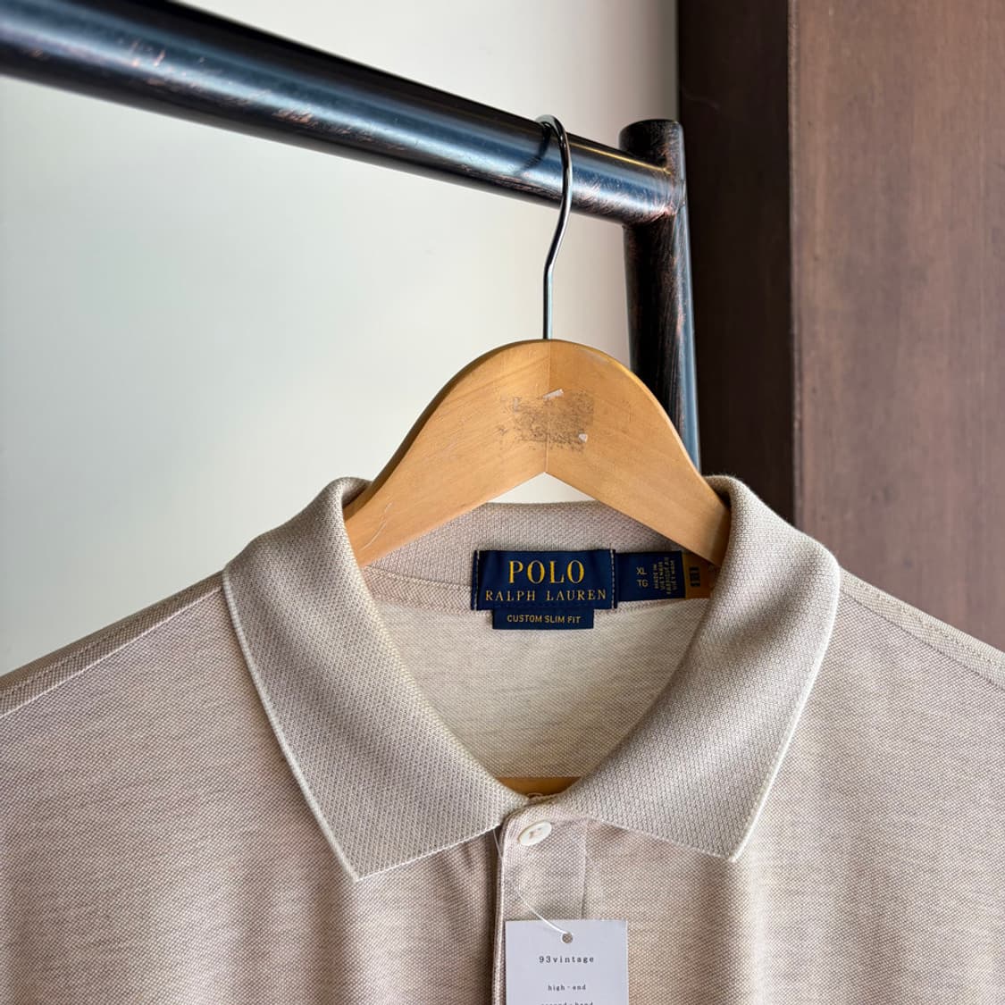 16779 -폴로 랄프로렌 오트밀 반팔 카라티 상품이미지3