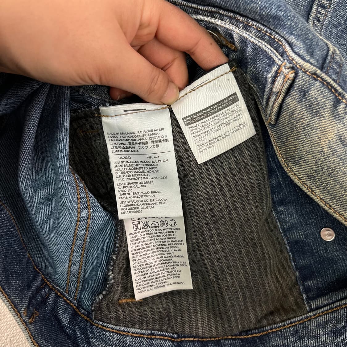 90 리바이스 크롭 데님자켓 상품이미지7