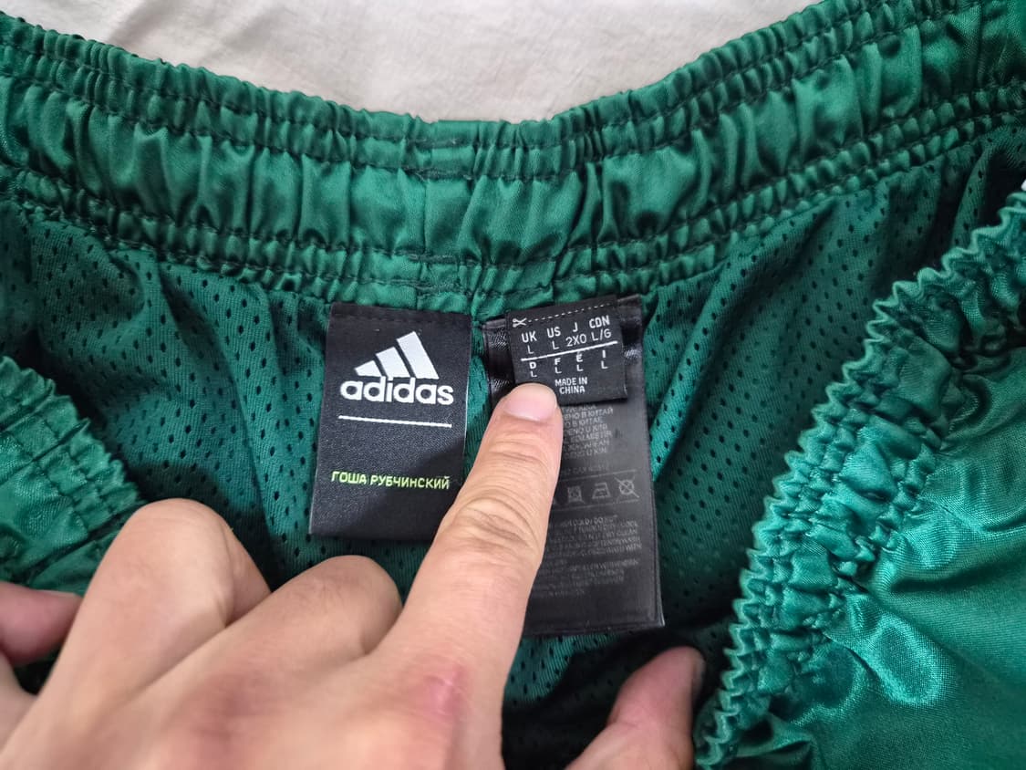 [L] 고샤x아디다스 반바지 그린 상품이미지4