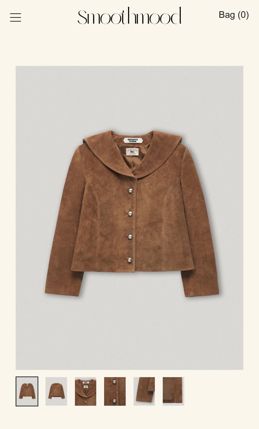 스무드무드 American Cow Suede Sailor Jacket 상품이미지2