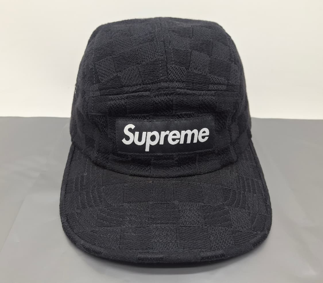 슈프림 체커 블랙모자 상품이미지2