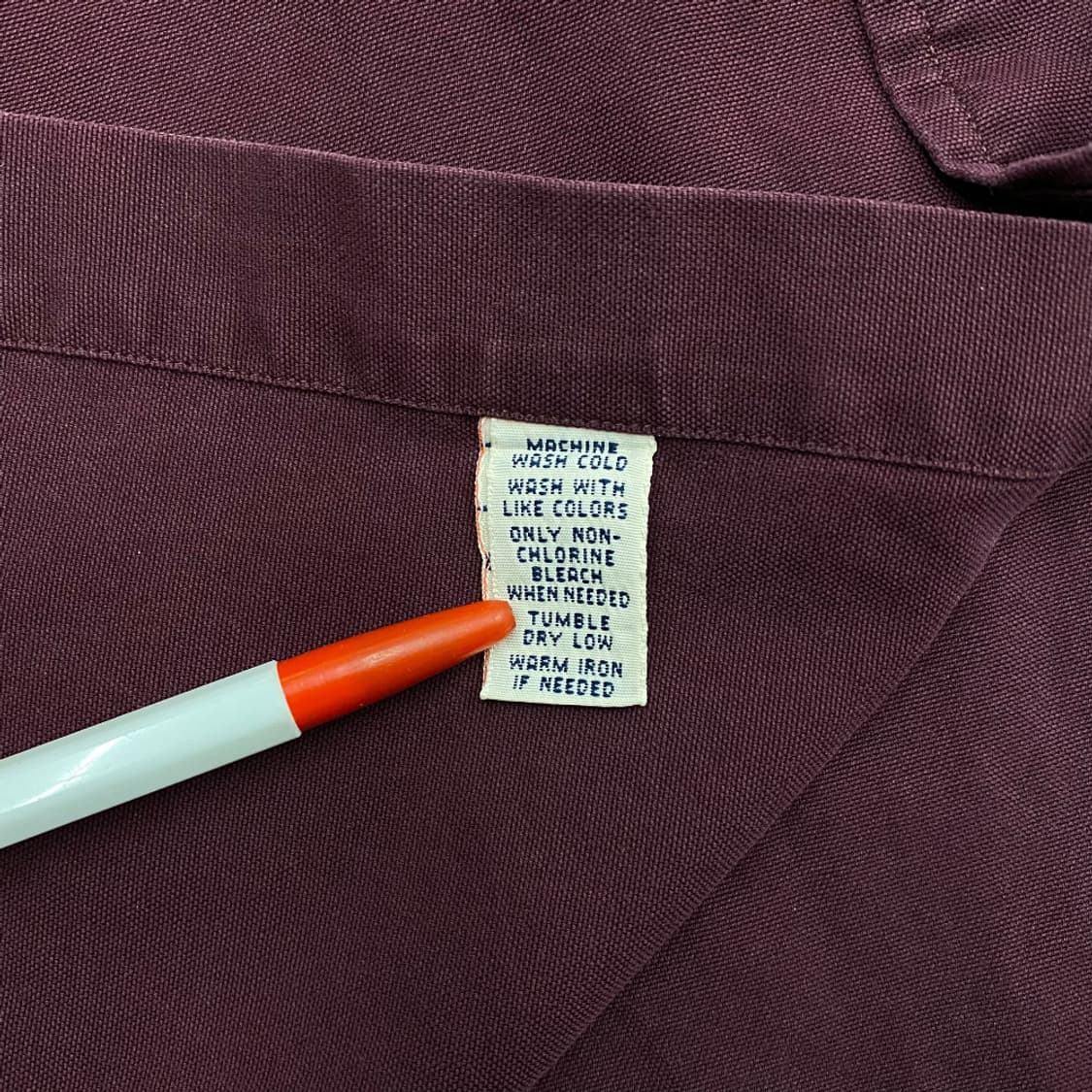 폴로 랄프로렌 그린포니 버건디 코튼셔츠 M 상품이미지7