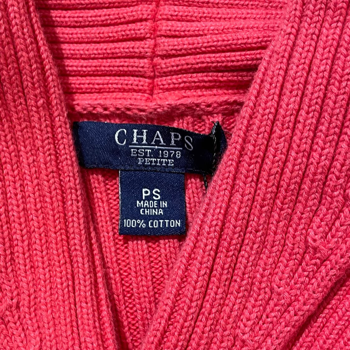 (S) CHAPS 챕스 숄카라 니트  상품이미지7