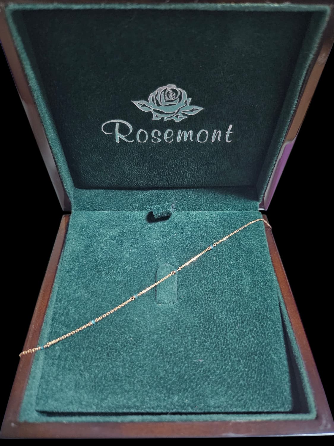 로즈몽 정품 14K 로즈골드 런던블루 토파즈 팔찌 | 풀구성 | 택포 상품이미지7