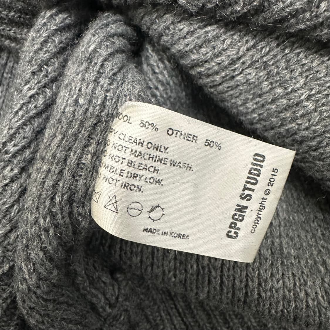 CPGN 꼼파뇨 니트 가디건 그레이 상품이미지8