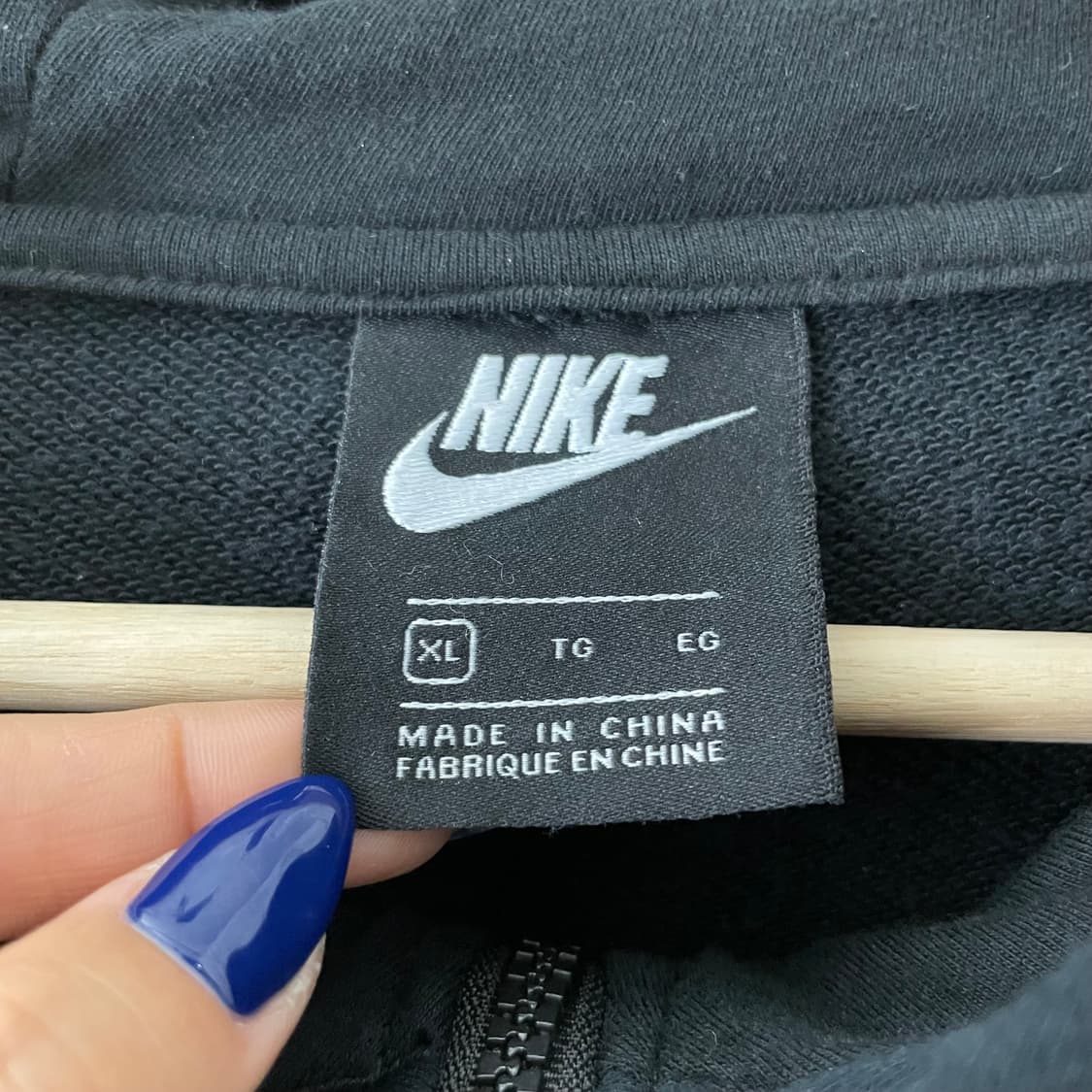 나이키 블랙 후드집업 상품이미지6