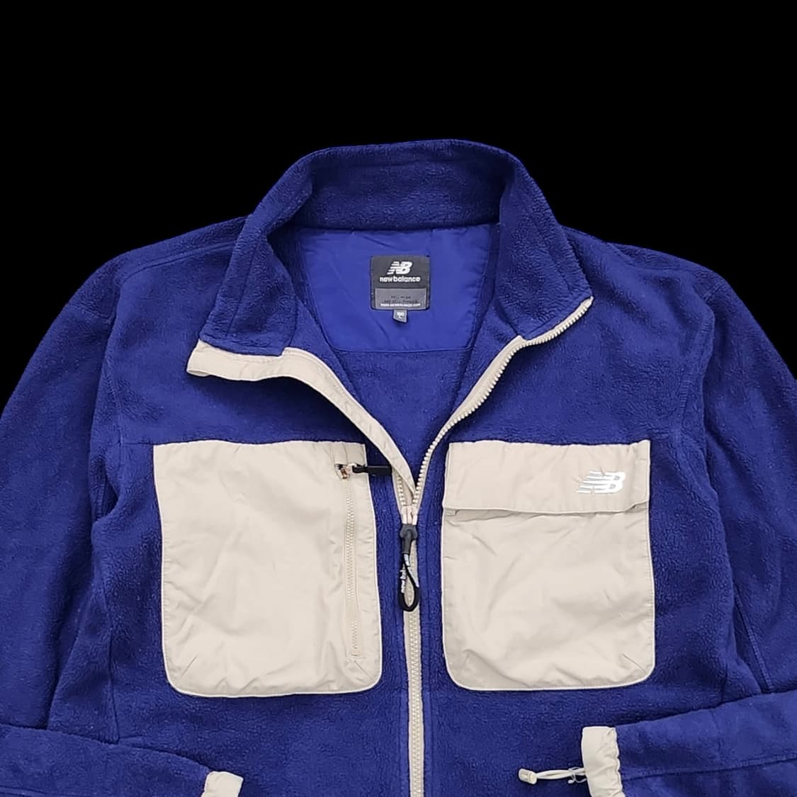 뉴발란스 투포켓 네이비 후리스 집업  상품이미지4