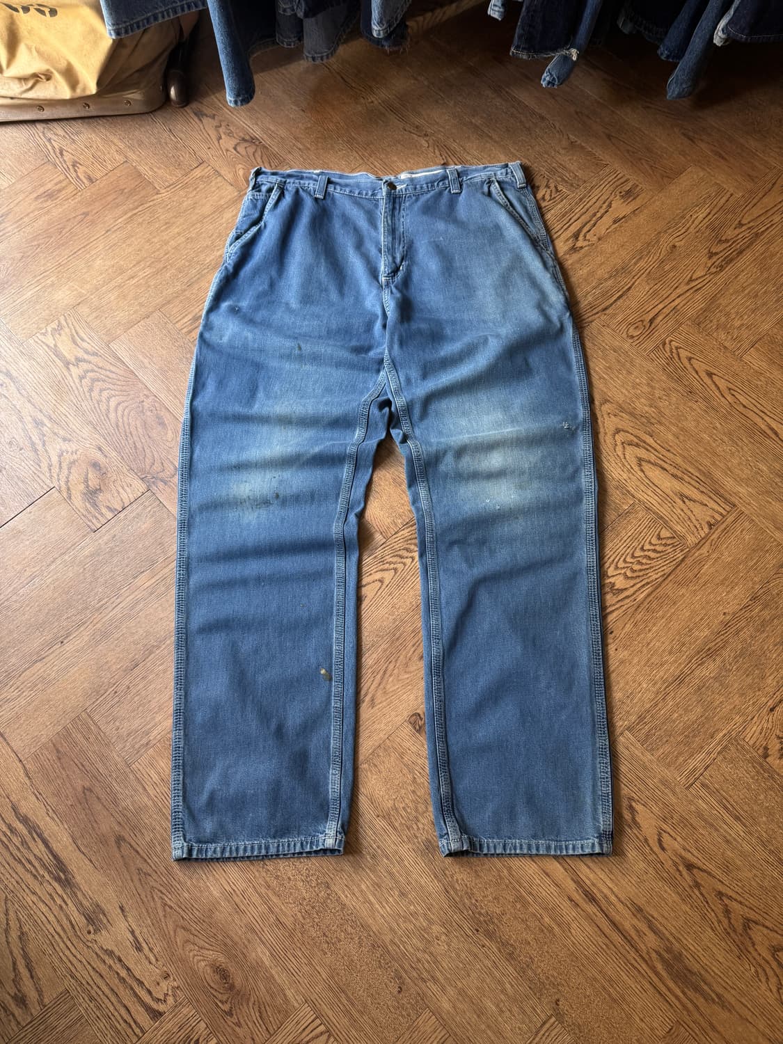 [38]칼하트 USA 싱글니 워크 데님 팬츠 상품이미지7