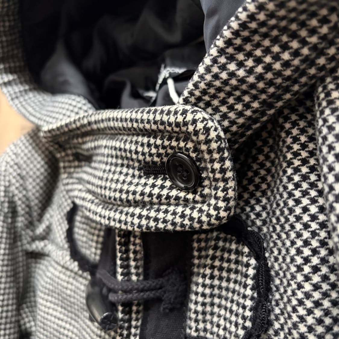 Check Closing Detail Toggle Coat 상품이미지6