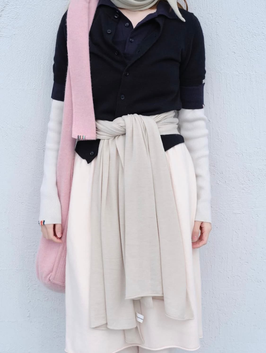 익스트림 캐시미어 no.159 fifty 미디스커트 상품이미지1